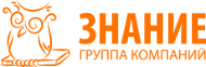 Логотип компании ГК Знание